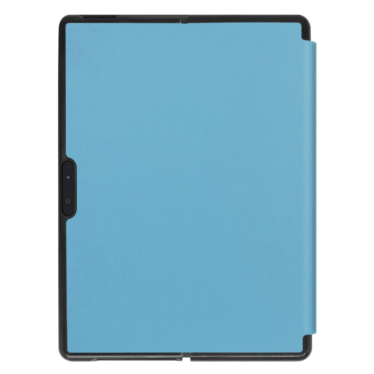 For Microsoft Surface Pro X Custer Texture Horizontal Flip PU Leather Case, with Holder