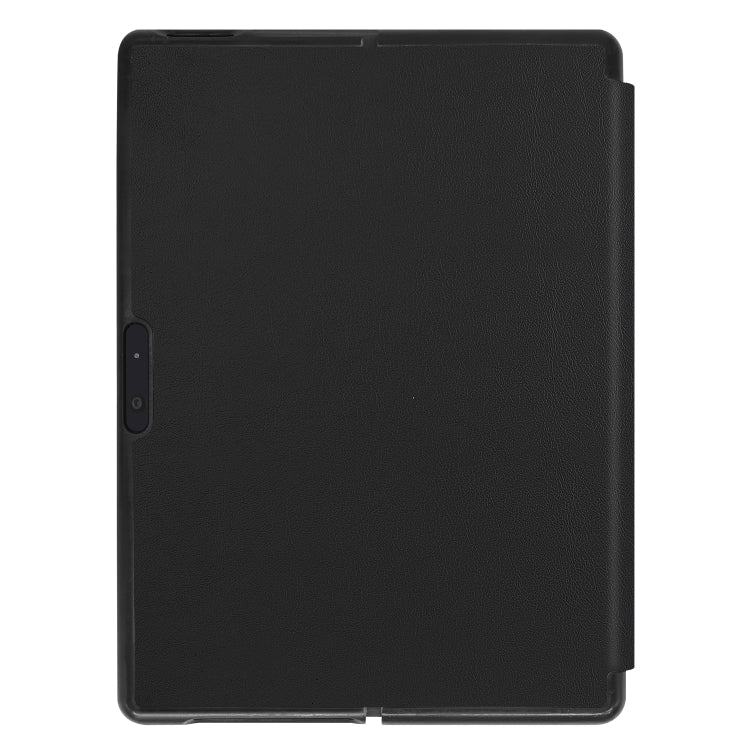 For Microsoft Surface Pro X Custer Texture Horizontal Flip PU Leather Case, with Holder