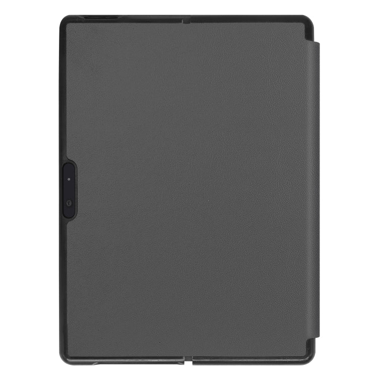 For Microsoft Surface Pro X Custer Texture Horizontal Flip PU Leather Case, with Holder