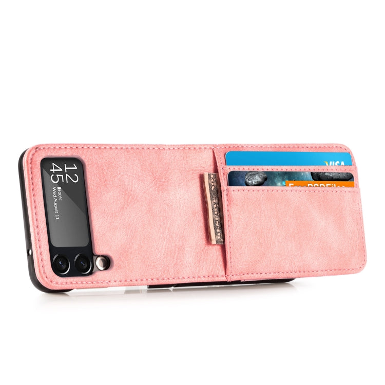 For Samsung Galaxy Z Flip3 5G Vertical Flip Card Slot Leather Phone Case