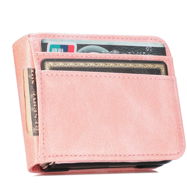 For Samsung Galaxy Z Flip3 5G Vertical Flip Card Slot Leather Phone Case