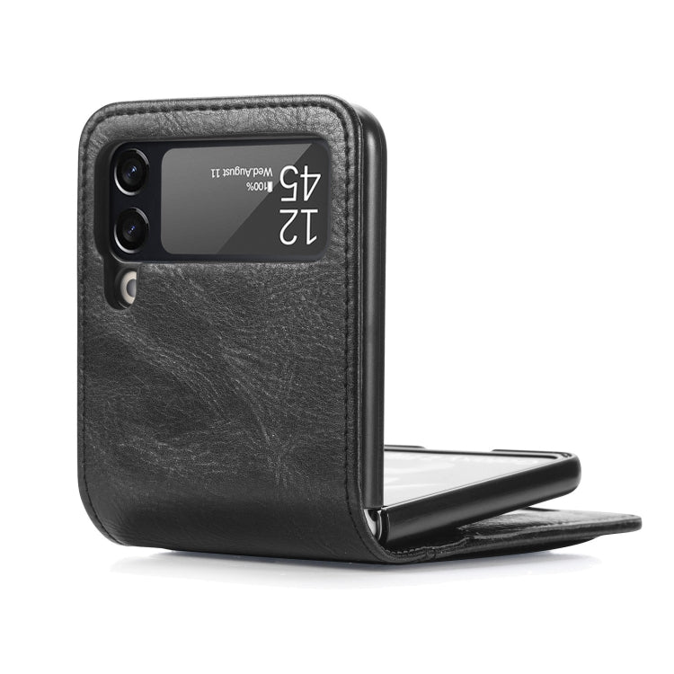 For Samsung Galaxy Z Flip3 5G Vertical Flip Card Slot Leather Phone Case