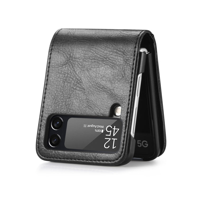 For Samsung Galaxy Z Flip3 5G Vertical Flip Card Slot Leather Phone Case