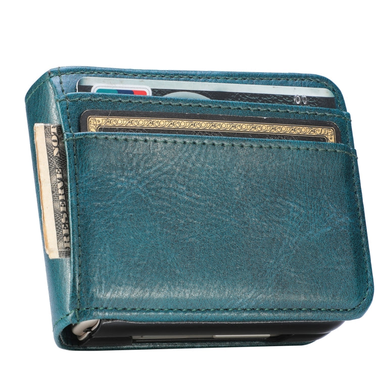 For Samsung Galaxy Z Flip3 5G Vertical Flip Card Slot Leather Phone Case