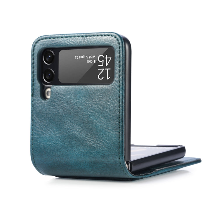 For Samsung Galaxy Z Flip3 5G Vertical Flip Card Slot Leather Phone Case