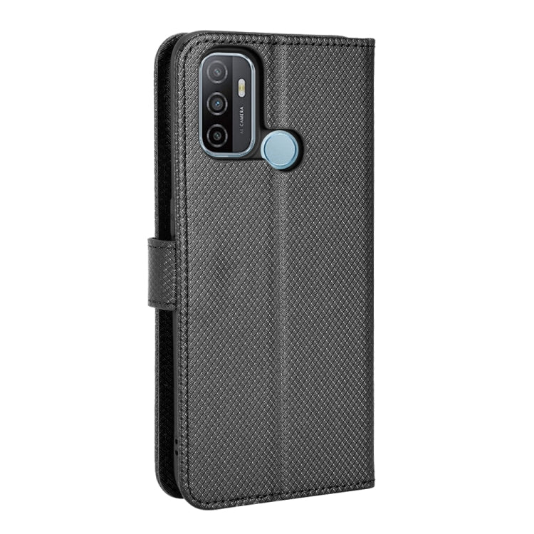 For OPPO A53 2020 / A32 2020 / A53S / A33 Diamond Texture Leather Phone Case