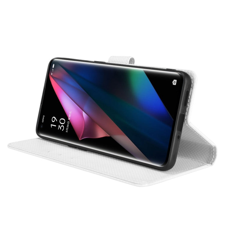 For OPPO Find X3 / Find X3 Pro Diamond Texture Leather Phone Case