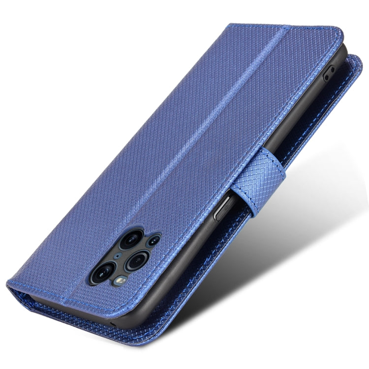 For OPPO Find X3 / Find X3 Pro Diamond Texture Leather Phone Case