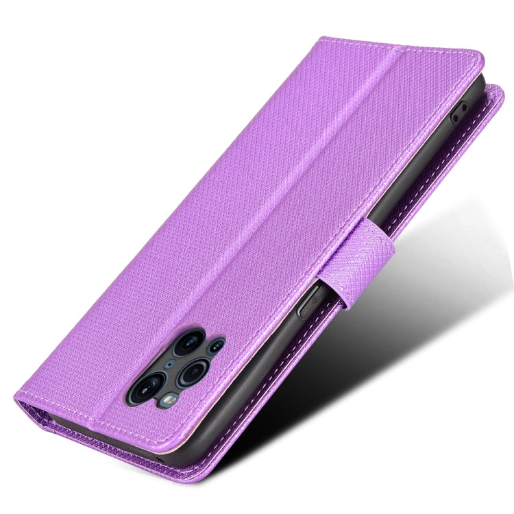 For OPPO Find X3 / Find X3 Pro Diamond Texture Leather Phone Case