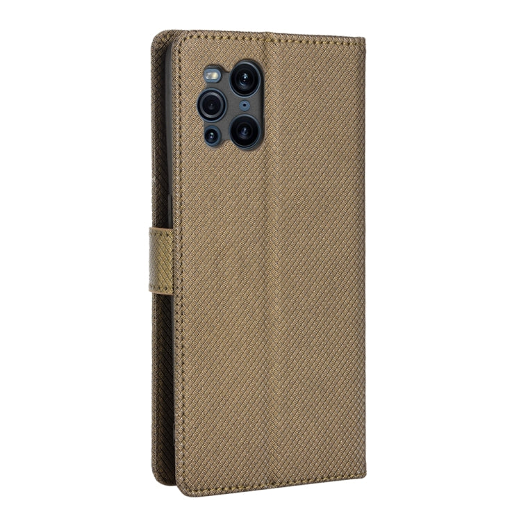 For OPPO Find X3 / Find X3 Pro Diamond Texture Leather Phone Case
