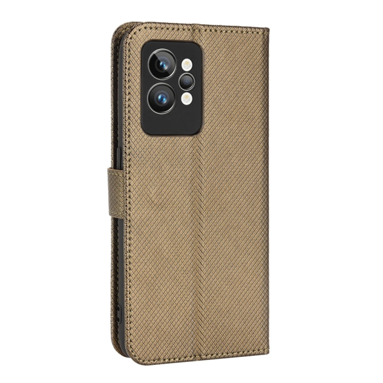 For OPPO Realme GT2 Pro Diamond Texture Leather Phone Case