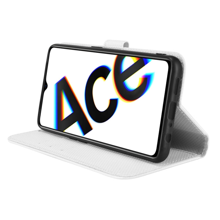 For OPPO Reno Ace / Realme X2 Pro Diamond Texture Leather Phone Case