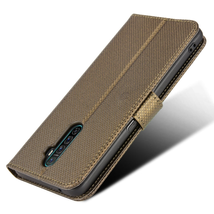 For OPPO Reno Ace / Realme X2 Pro Diamond Texture Leather Phone Case
