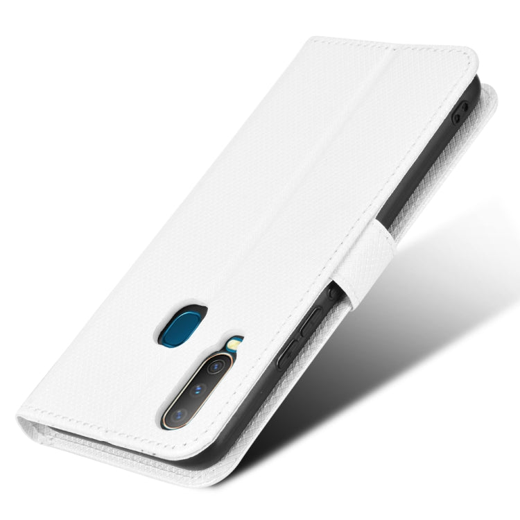 For vivo Y17 / Y15 / Y12 / Y3 / U10 Diamond Texture Leather Phone Case