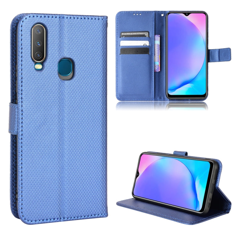 For vivo Y17 / Y15 / Y12 / Y3 / U10 Diamond Texture Leather Phone Case