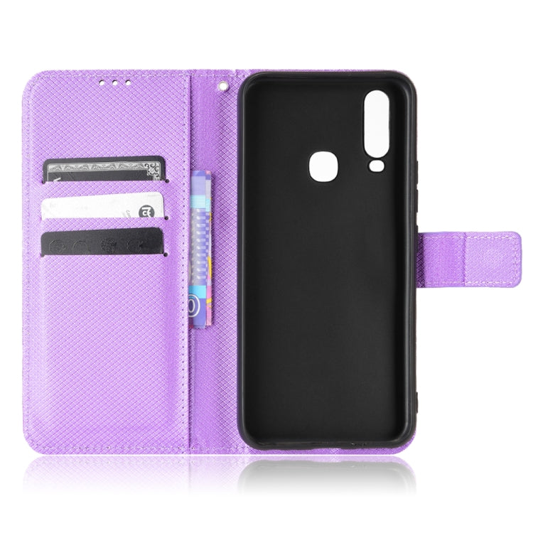 For vivo Y17 / Y15 / Y12 / Y3 / U10 Diamond Texture Leather Phone Case