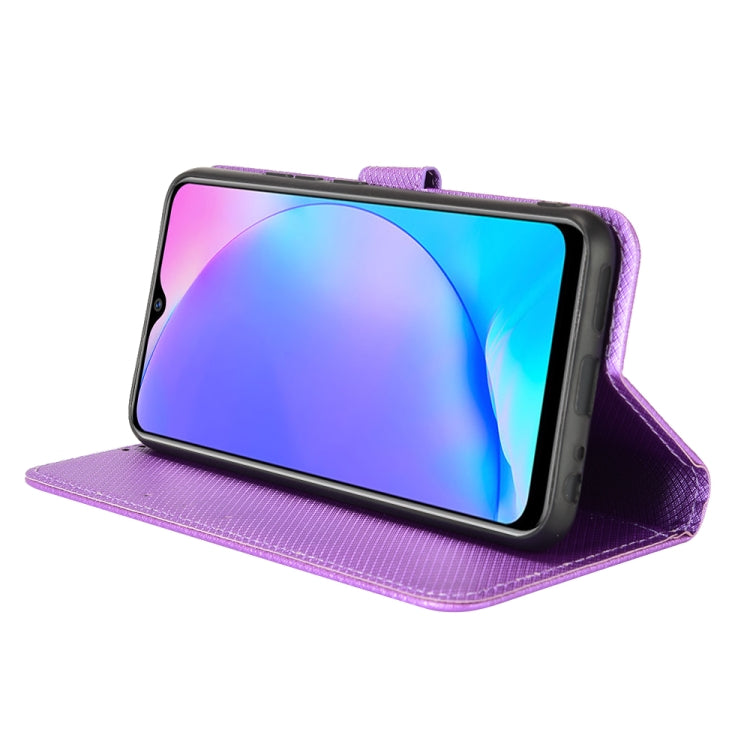 For vivo Y17 / Y15 / Y12 / Y3 / U10 Diamond Texture Leather Phone Case