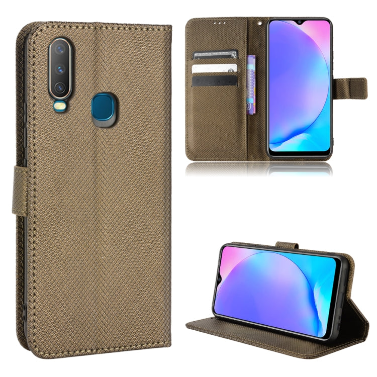 For vivo Y17 / Y15 / Y12 / Y3 / U10 Diamond Texture Leather Phone Case