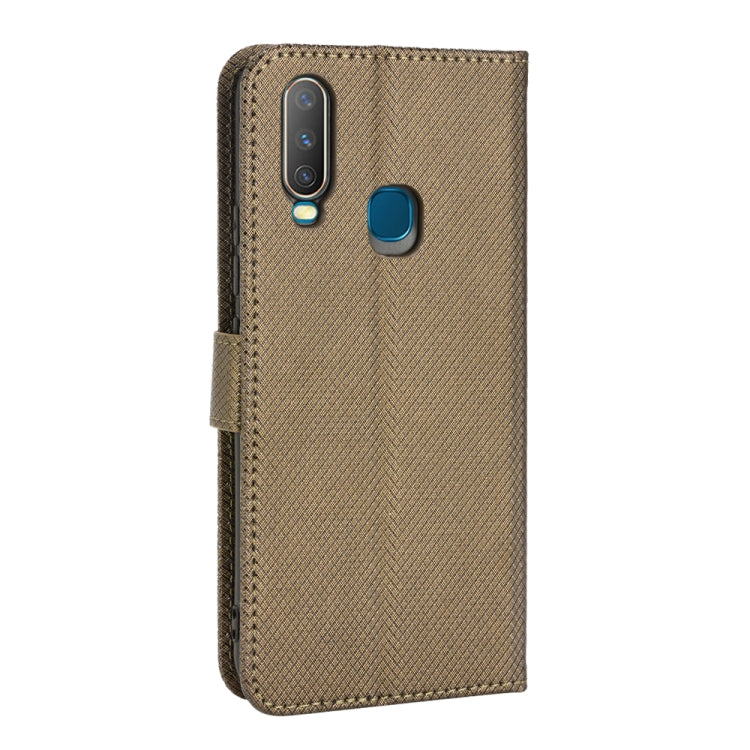 For vivo Y17 / Y15 / Y12 / Y3 / U10 Diamond Texture Leather Phone Case