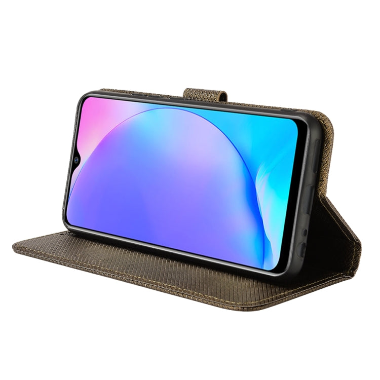 For vivo Y17 / Y15 / Y12 / Y3 / U10 Diamond Texture Leather Phone Case