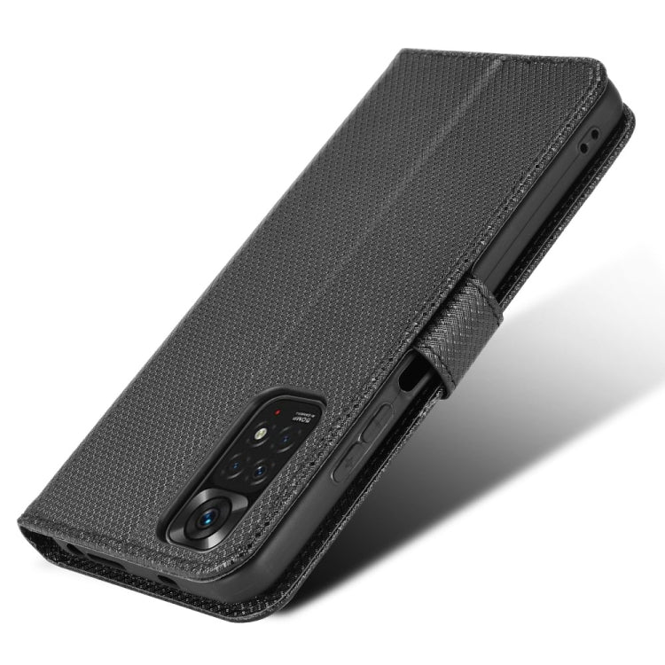 For Xiaomi Redmi Note 11 4G Global / Note 11S Diamond Texture Leather Phone Case