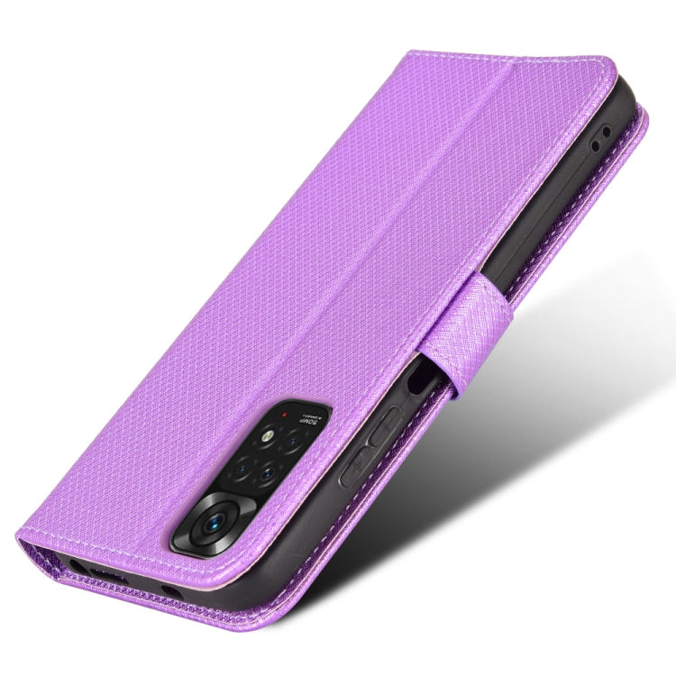 For Xiaomi Redmi Note 11 4G Global / Note 11S Diamond Texture Leather Phone Case