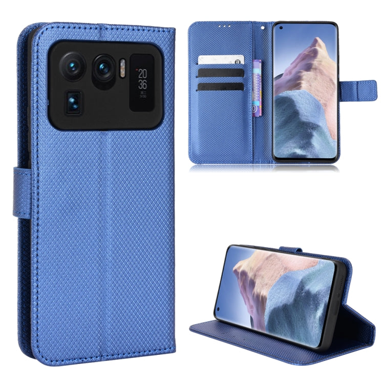 For Xiaomi Mi 11 Ultra Diamond Texture Leather Phone Case
