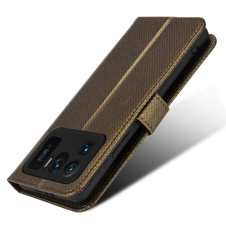 For Xiaomi Mi 11 Ultra Diamond Texture Leather Phone Case