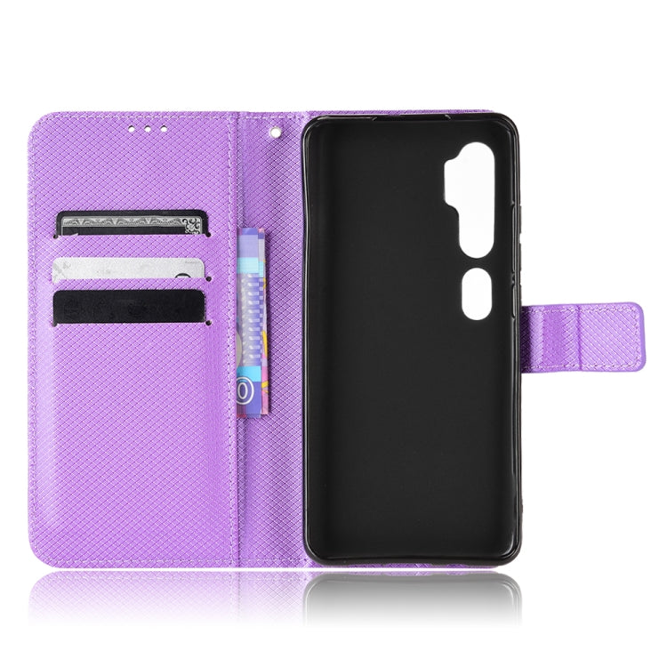 For Xiaomi Mi CC9 Pro / Note 10 / Note 10 Pro Diamond Texture Leather Phone Case