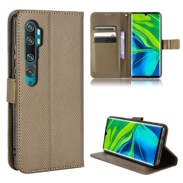 For Xiaomi Mi CC9 Pro / Note 10 / Note 10 Pro Diamond Texture Leather Phone Case