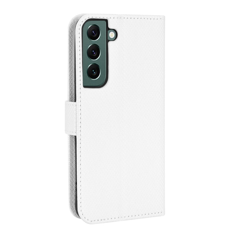 For Samsung Galaxy S22 5G Diamond Texture Leather Phone Case