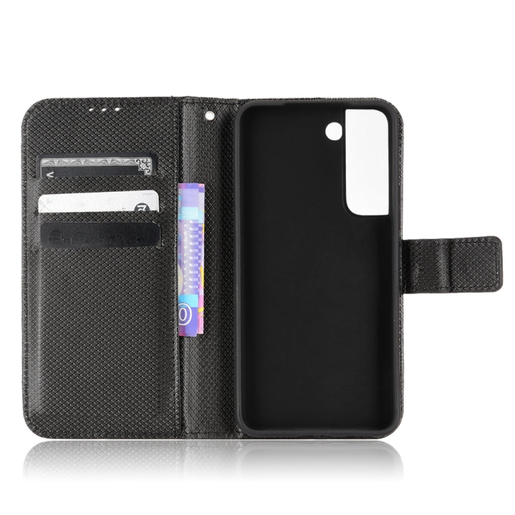 For Samsung Galaxy S22 5G Diamond Texture Leather Phone Case