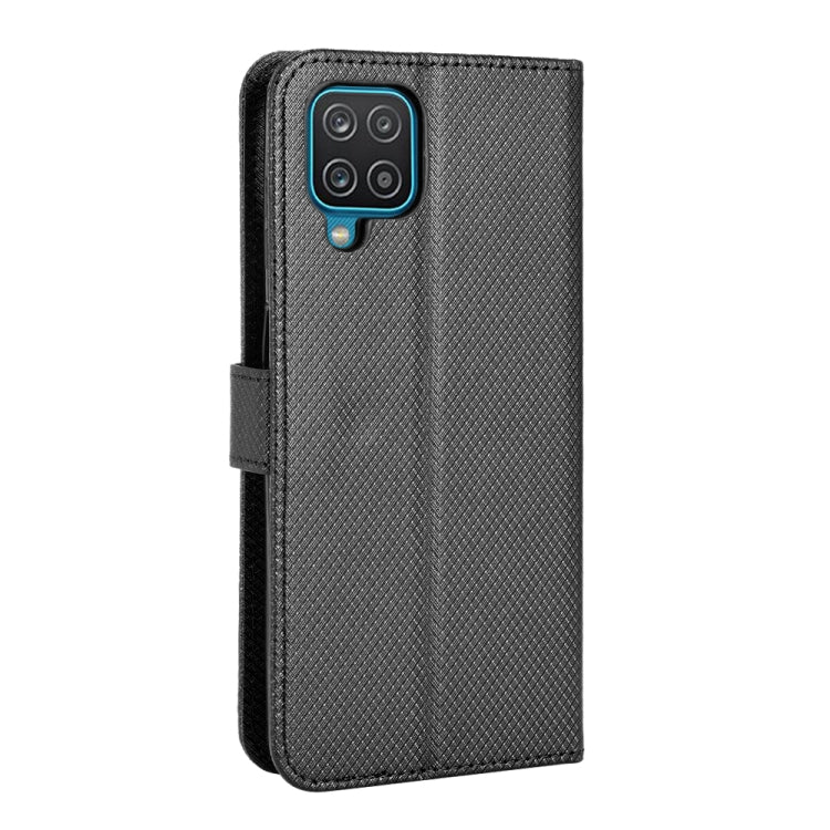 For Samsung Galaxy A12 / M12 5G Diamond Texture Leather Phone Case