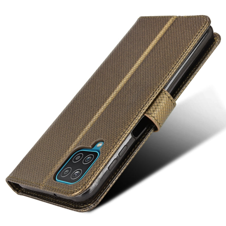 For Samsung Galaxy A12 / M12 5G Diamond Texture Leather Phone Case