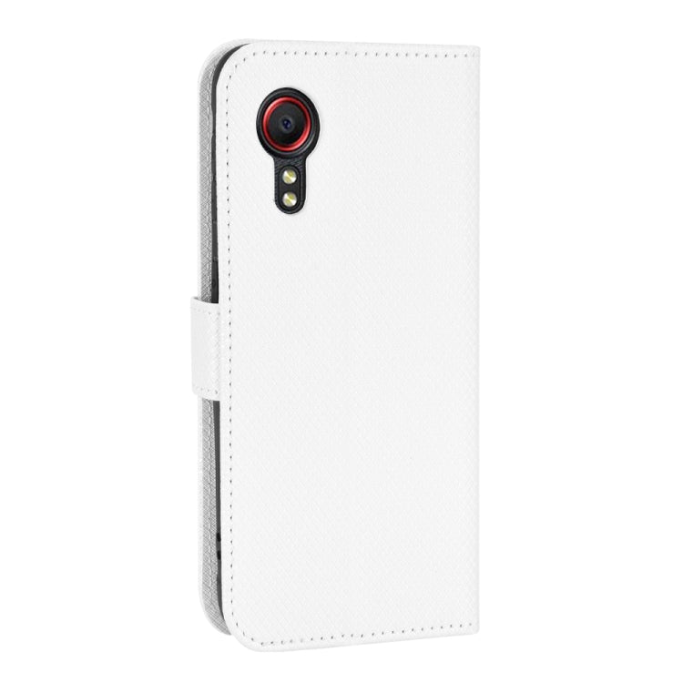 For Samsung Galaxy Xcover 5 Diamond Texture Leather Phone Case