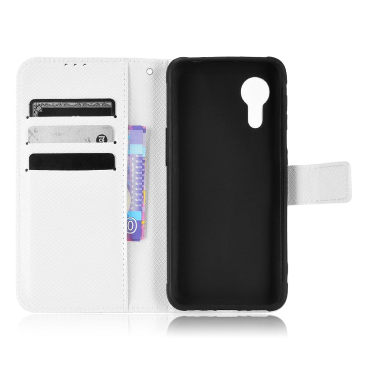 For Samsung Galaxy Xcover 5 Diamond Texture Leather Phone Case
