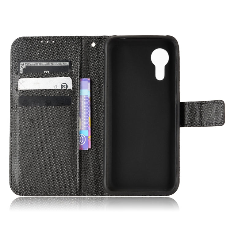 For Samsung Galaxy Xcover 5 Diamond Texture Leather Phone Case