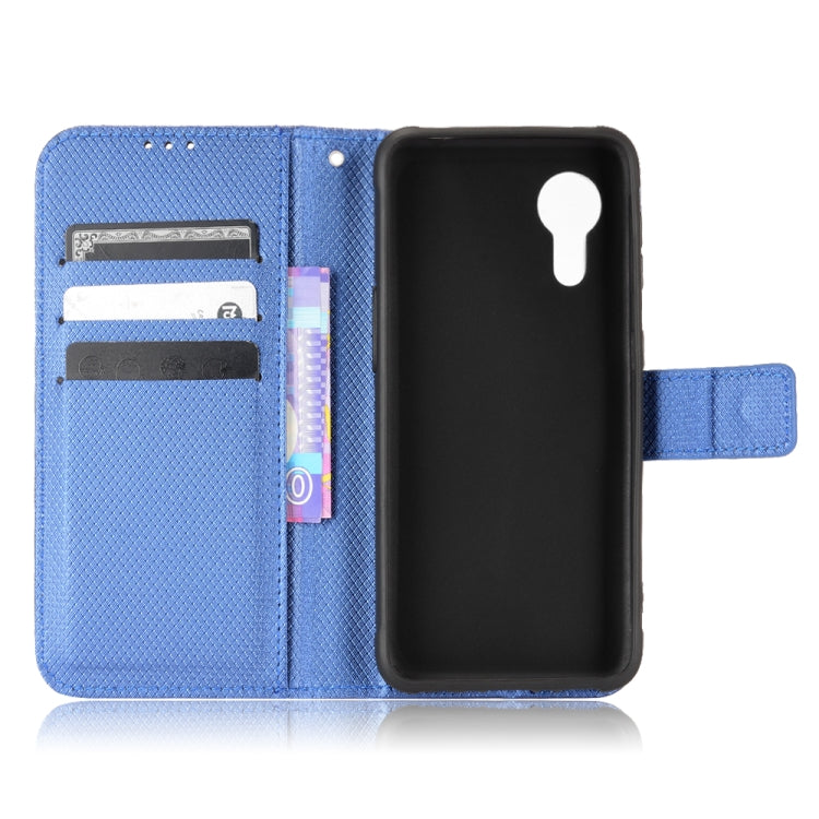 For Samsung Galaxy Xcover 5 Diamond Texture Leather Phone Case