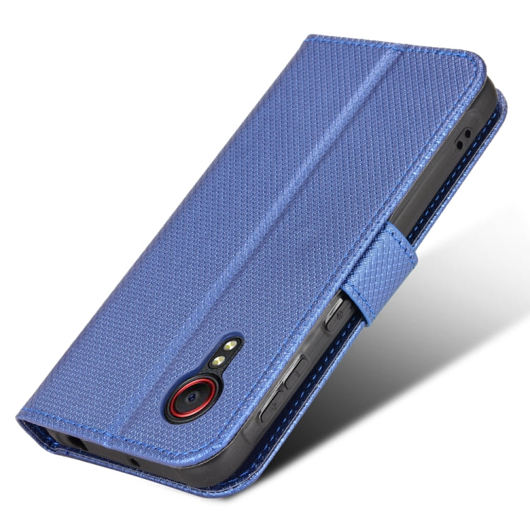 For Samsung Galaxy Xcover 5 Diamond Texture Leather Phone Case
