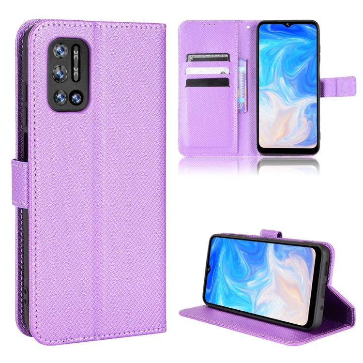 For DOOGEE N40 Pro Diamond Texture Leather Phone Case