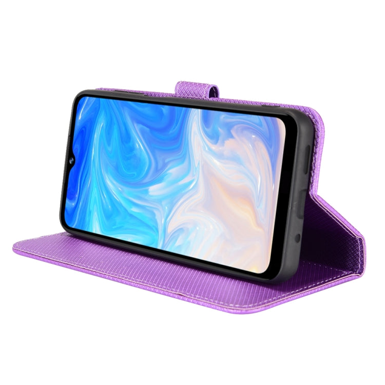 For DOOGEE N40 Pro Diamond Texture Leather Phone Case