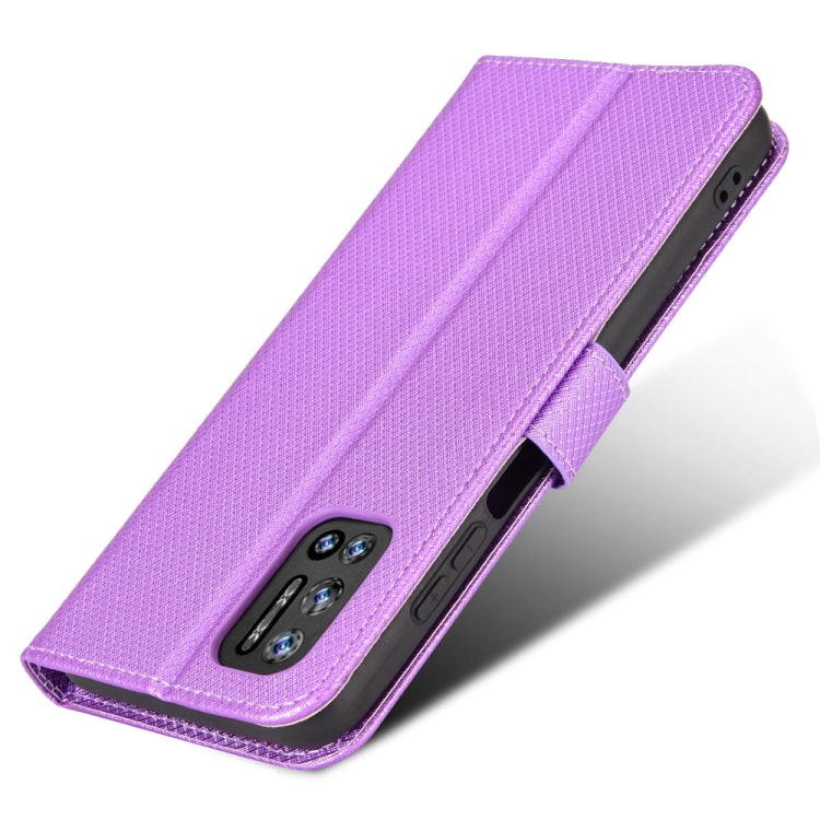 For DOOGEE N40 Pro Diamond Texture Leather Phone Case
