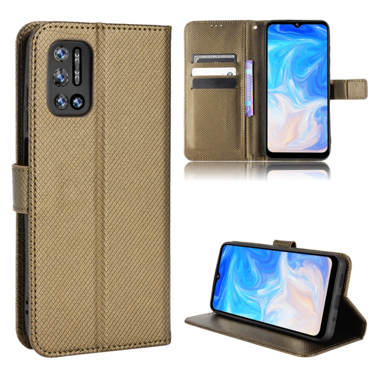 For DOOGEE N40 Pro Diamond Texture Leather Phone Case