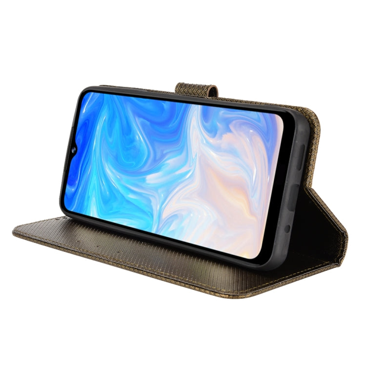 For DOOGEE N40 Pro Diamond Texture Leather Phone Case