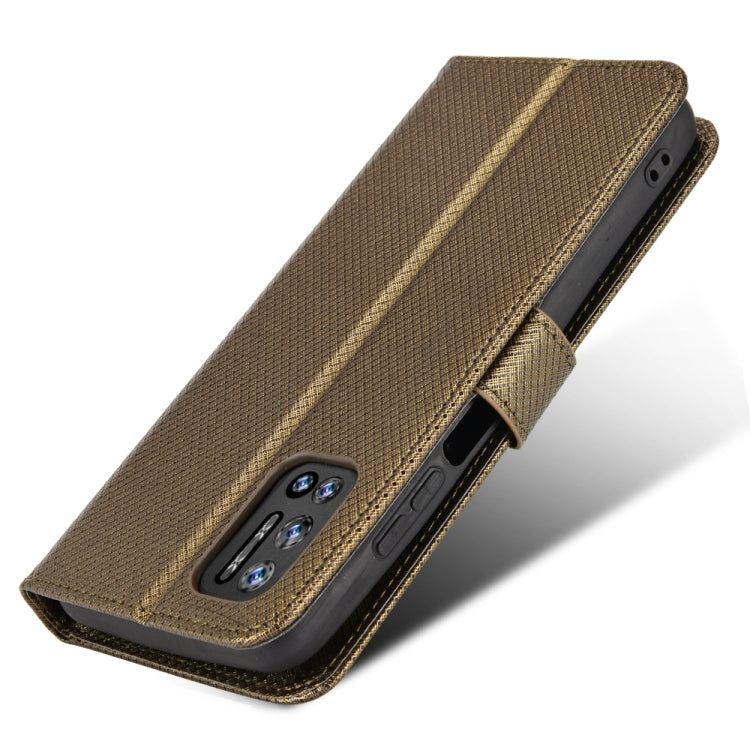 For DOOGEE N40 Pro Diamond Texture Leather Phone Case