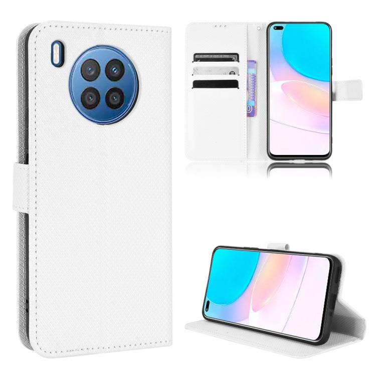 For Huawei Nova 8i / Honor 50 Lite Diamond Texture Leather Phone Case