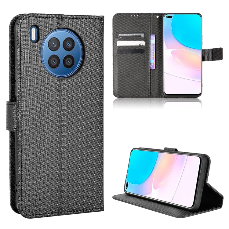For Huawei Nova 8i / Honor 50 Lite Diamond Texture Leather Phone Case