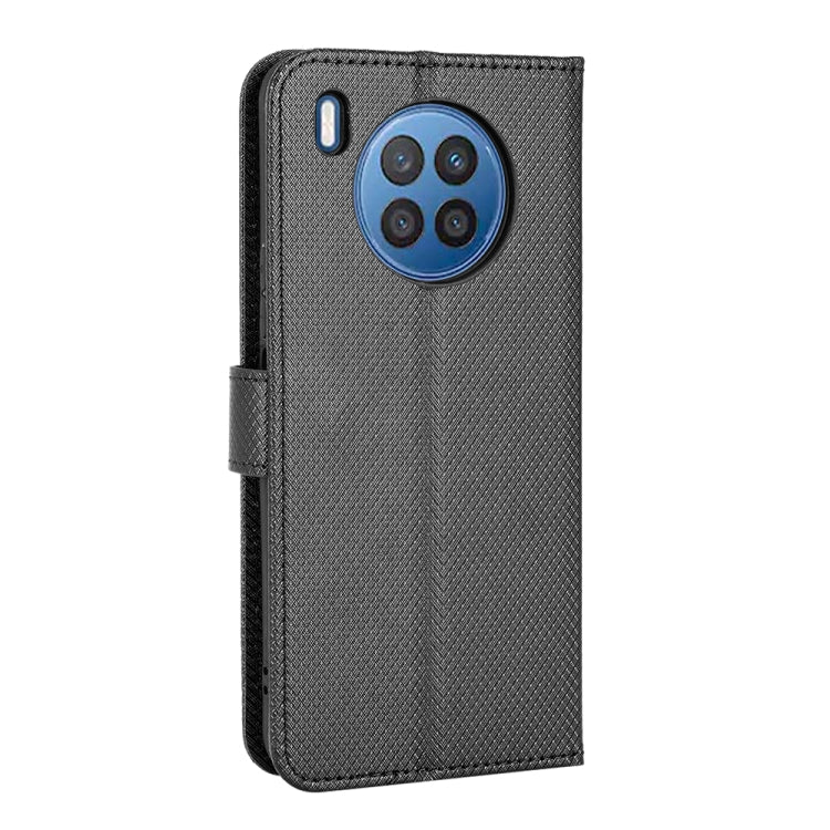 For Huawei Nova 8i / Honor 50 Lite Diamond Texture Leather Phone Case