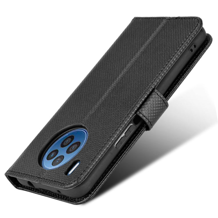 For Huawei Nova 8i / Honor 50 Lite Diamond Texture Leather Phone Case