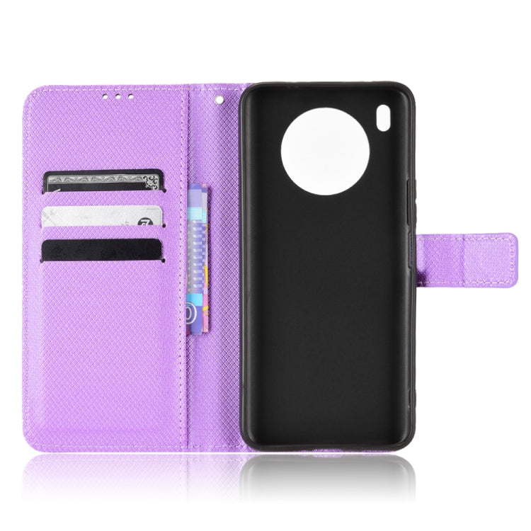 For Huawei Nova 8i / Honor 50 Lite Diamond Texture Leather Phone Case
